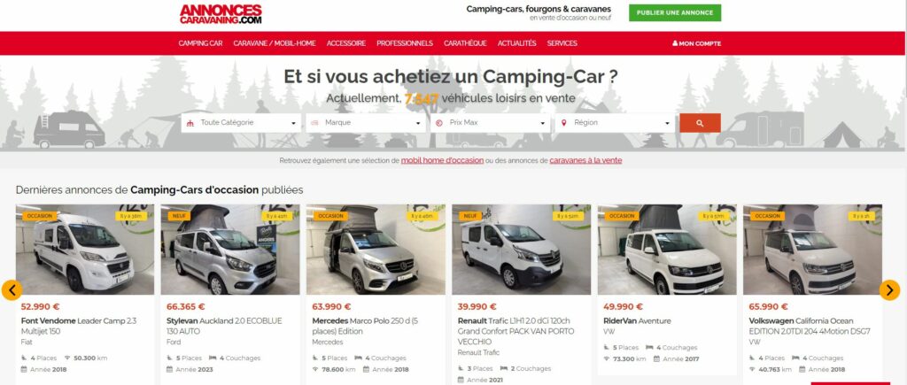 Annonces-caravaning.com accueil